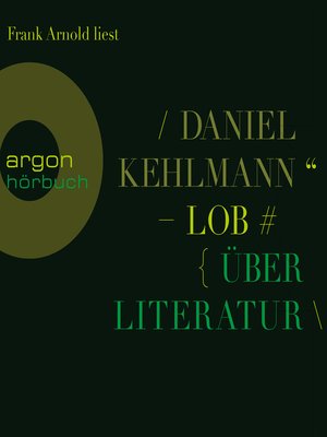 cover image of Lob--Über Literatur